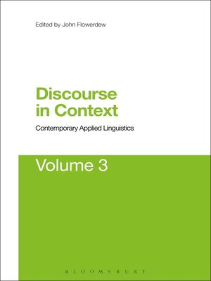 cover image of Discourse in Context